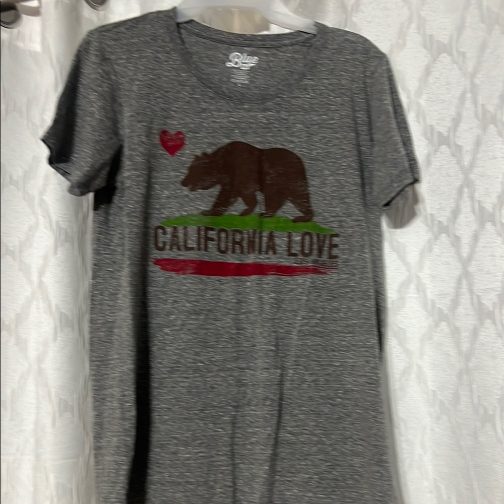 Gray California Love T-Shirt